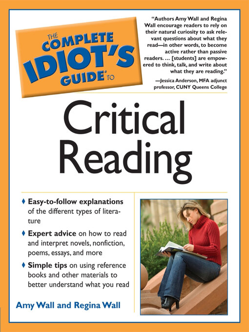 Title details for The Complete Idiot's Guide to Critical Reading by Amy Wall - Available